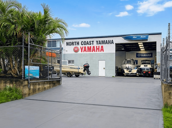 North Coast Yamaha shopfront in Billinudgel, NSW